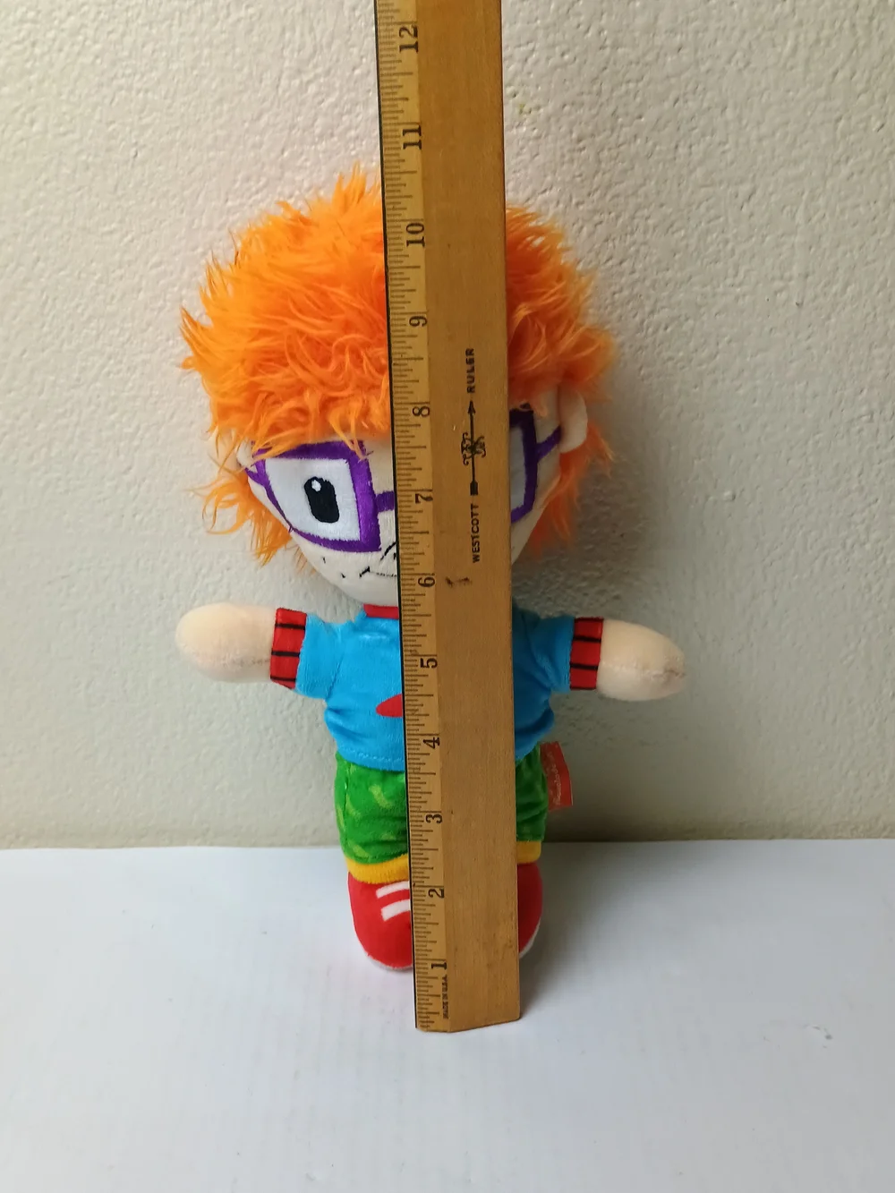 Nickelodeon 2021 Viacom Chickie Finster 1990 Tv Show Rugrats Plush Doll